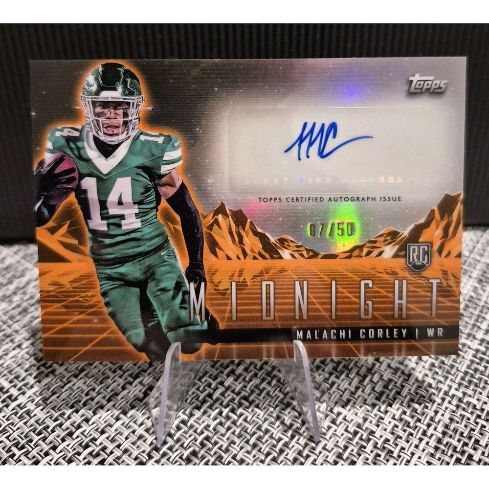 2024 Topps Midnight Malachi Corley #RHS-MC Horizon Signatures Summer Solstice/50